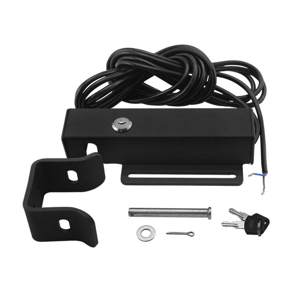 Smart Plug Outdoor Waterproof - DC 12V/24V กลอนล็อคประตูไฟฟ้าอัตโนมัติ, ล็อคกันน้ำสำหรับเปิดประตูสวิง, พร้อมระบบปลดล็อคด้วยกุญแจแบบแมนนวล
