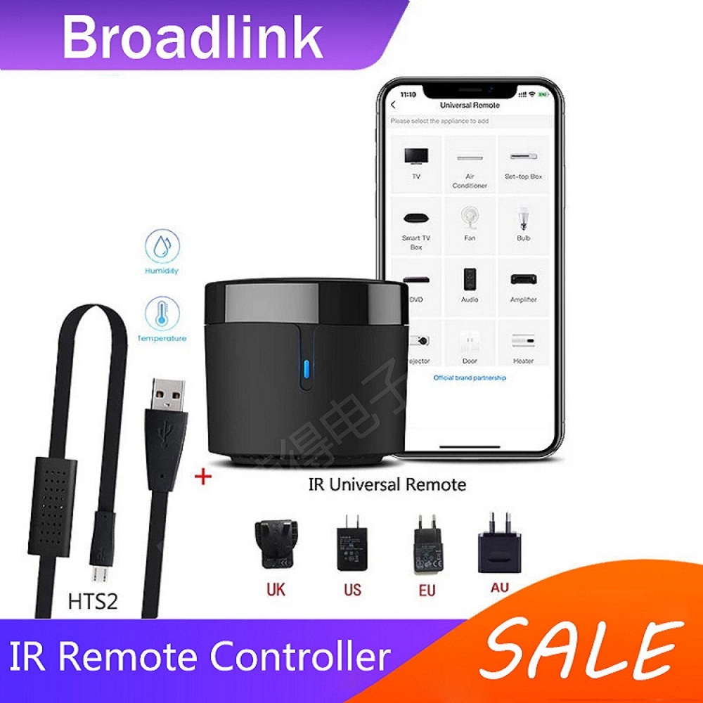 Smart Plug Mini Alexa Google - บรอดลิงค์ RM4 มินิ+ HTS2 EU/UK/US/AU PLUG