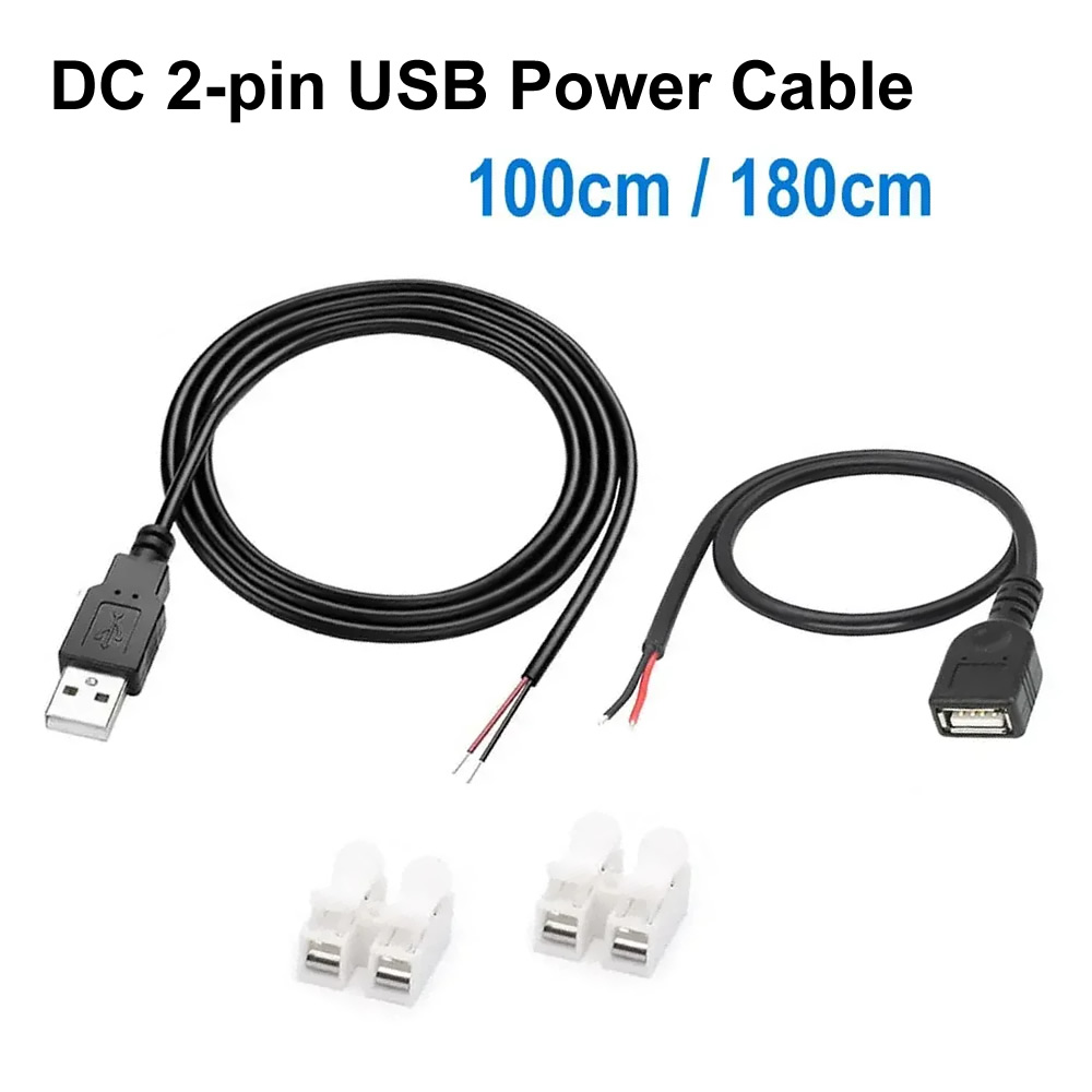 Smart Plug Matter Thread - DC 2-pin สายไฟ USB USB ชายหญิง