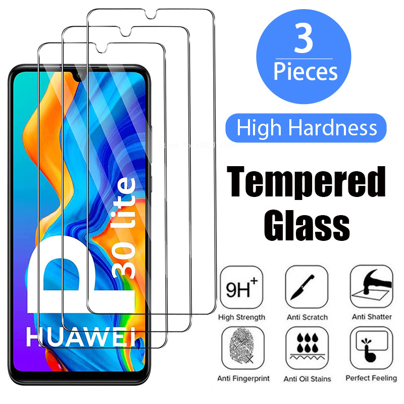 Smart Plug Surge Protector - กระจกนิรภัย3ชิ้นสำหรับ Huawei P30 Lite P40 Lite