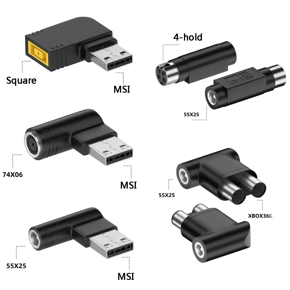 Smart Plug Matter Thread - DC DC7.4สี่เหลี่ยม * 5.0มม. เป็น MSI