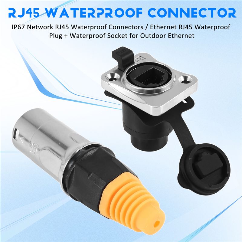 Smart Plug Outdoor Waterproof - สมาร์ท-IP67 ขั้วต่อกันน้ำแบบเครือข่าย RJ45 / ปลั๊กกันน้ำอีเธอร์เน็ต RJ45