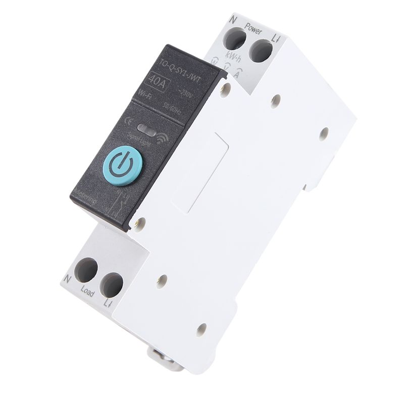 Energy Meter Din Rail Wifi - 【ลดราคาพิเศษช่วงเวลาจำกัด】มิเตอร์วัดพลังงานอัจฉริยะ WIFI แบบราง DIN เฟสเดียว 40A