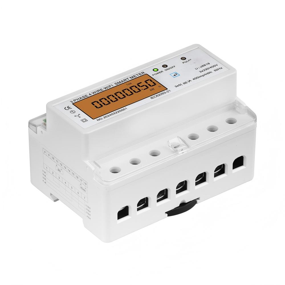มิเตอร์วัดพลังงานอัจฉริยะ 3 เฟ - Energy Meter Din Rail Wifi บทวิจารณ์และราคา