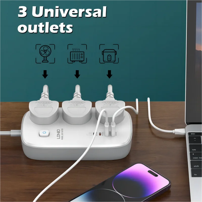 LDNIO ปลั๊กพ่วงอเนกประสงค์ พร้ - Smart Plug Surge Protector บทวิจารณ์และราคา