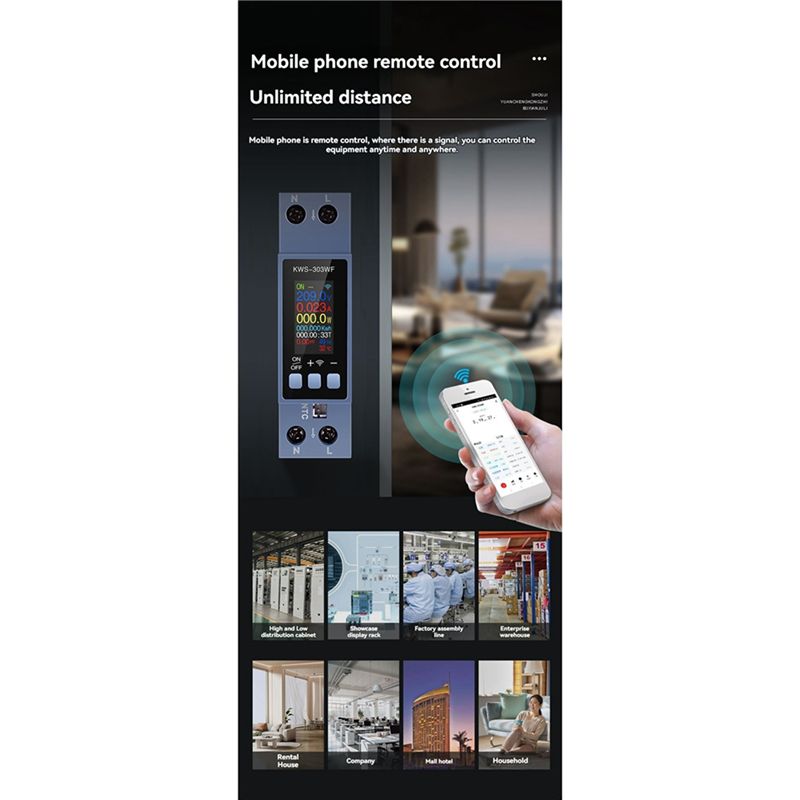 BHBD-5X เครื่องวัดพลังงานไฟฟ้า - Energy Meter Din Rail Wifi บทวิจารณ์และราคา