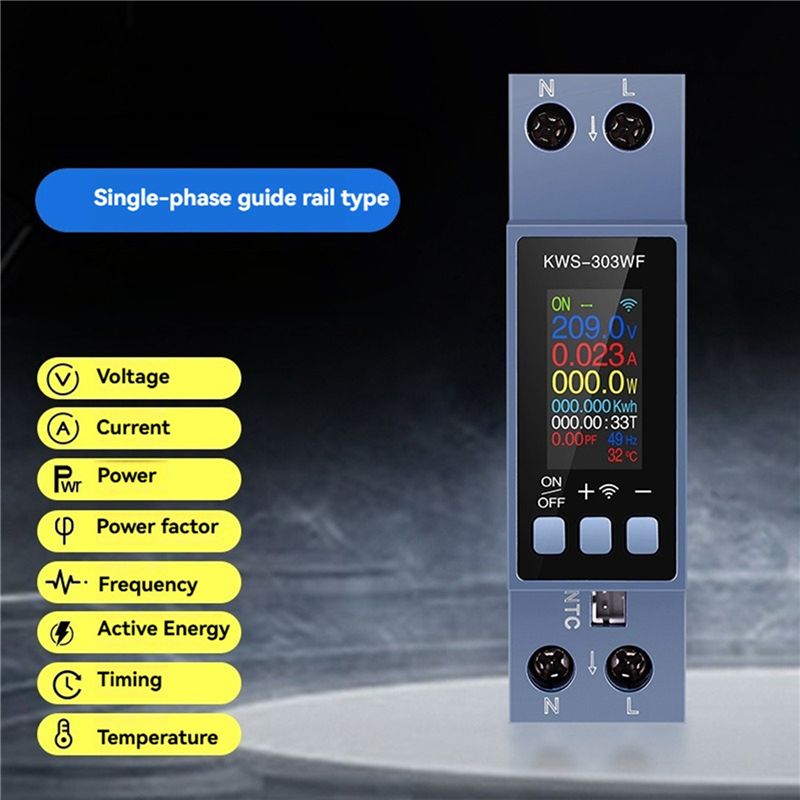 BHBD-5X เครื่องวัดพลังงานไฟฟ้า - Energy Meter Din Rail Wifi บทวิจารณ์และราคา