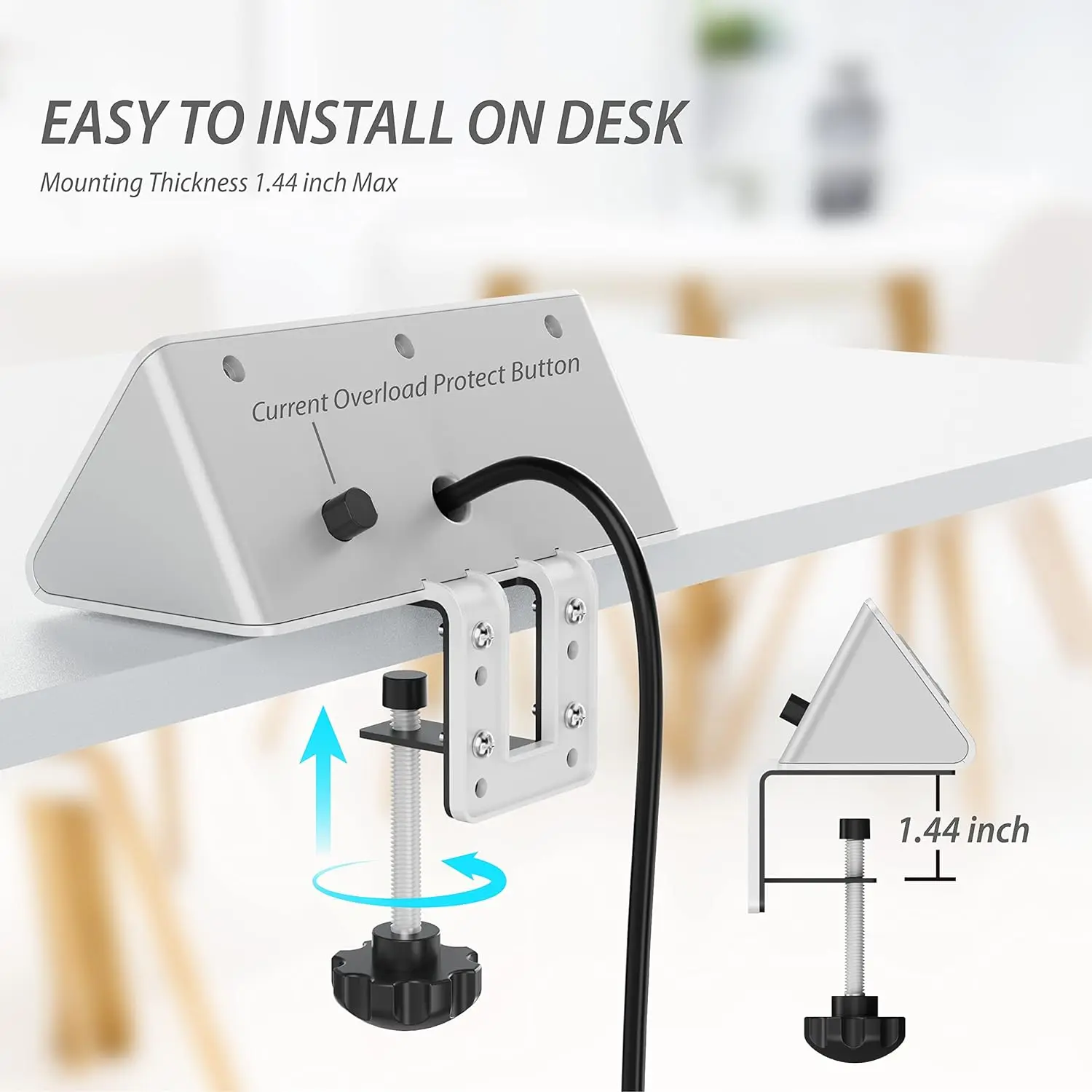 แท่นชาร์จไฟสำหรับโต๊ะทำงานพร้อ - Smart Power Strip 4 Outlet Usb บทวิจารณ์และราคา