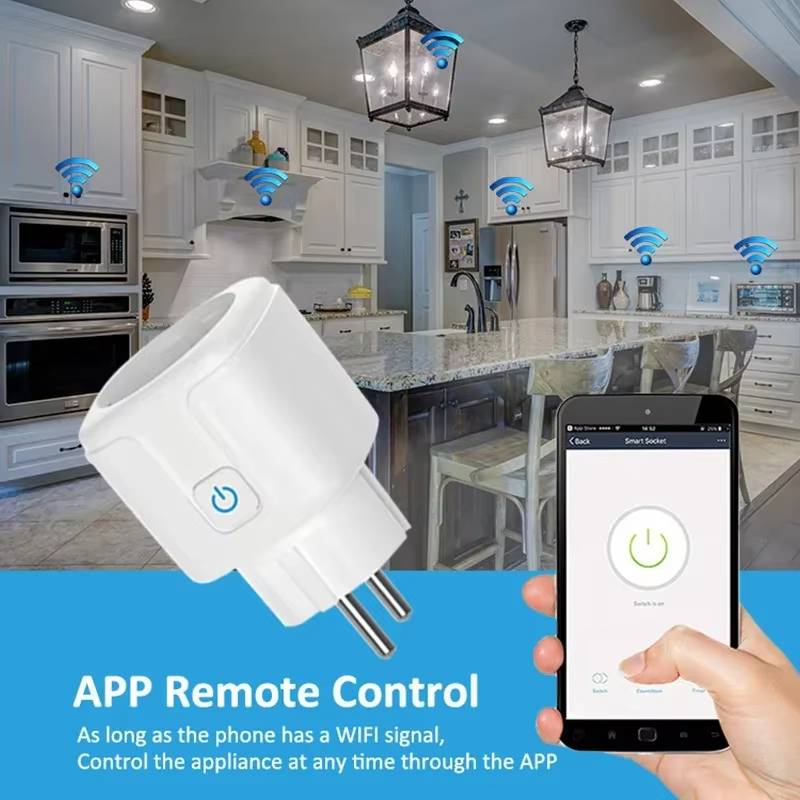 ปลั๊กไฟอัจฉริยะ EU 16A/20A พร้ - Smart Socket 16A Tuya App บทวิจารณ์และราคา