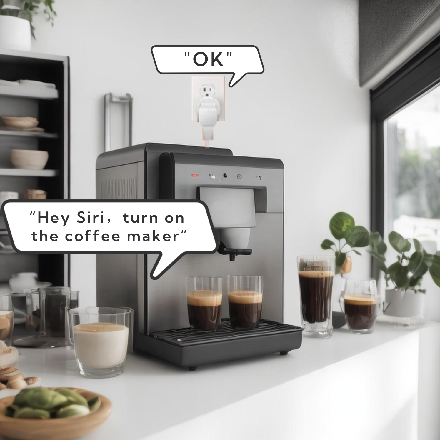 ปลั๊กอัจฉริยะ HomeKit US แบบกล - Smart Plug Energy Monitoring Wifi บทวิจารณ์และราคา