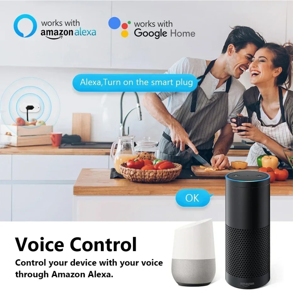 UNKAS ใช้งานร่วมกับปลั๊ก Tuya  - Smart Plug Energy Monitoring Wifi บทวิจารณ์และราคา