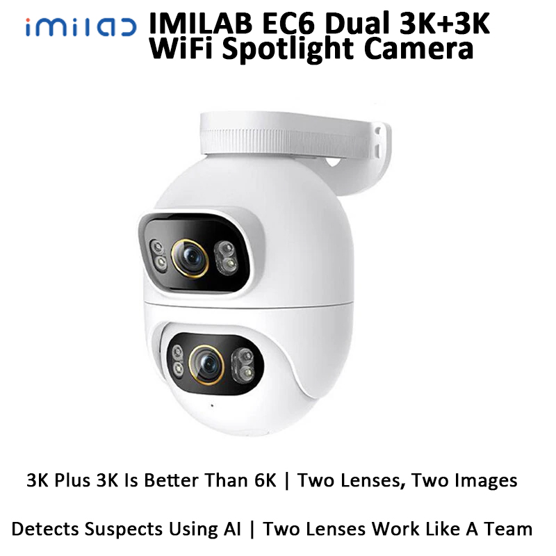 IMILAB EC6 Dual 3K + 3K WiFi H - Smart Plug Outdoor Waterproof บทวิจารณ์และราคา