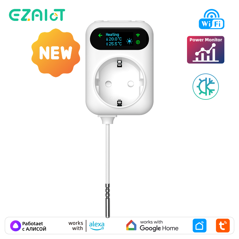 ปลั๊กไฟอัจฉริยะ Tuya พร้อมเทอร - Smart Socket 16A Tuya App บทวิจารณ์และราคา