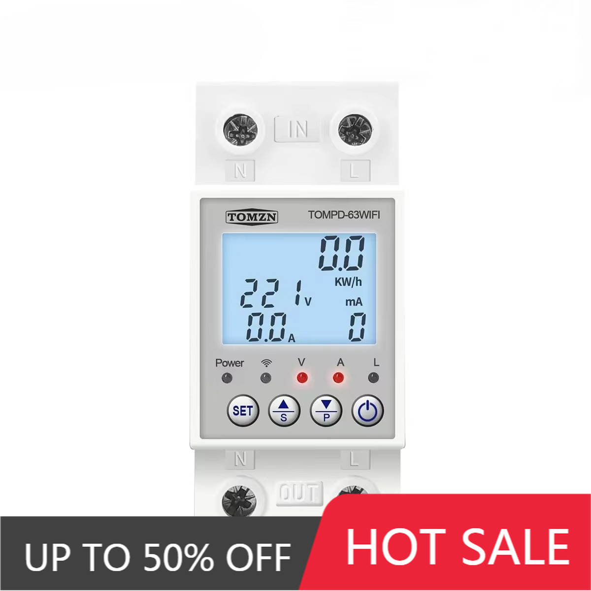 TUYA Smartlife Din Rail Smart  - Energy Meter Din Rail Wifi บทวิจารณ์และราคา