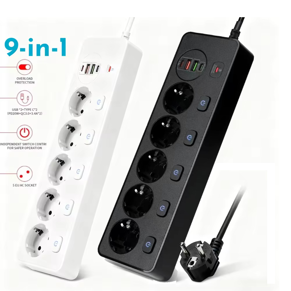 ปลั๊กไฟอัจฉริยะ EU KR พร้อมพอร - Smart Power Strip 4 Outlet Usb บทวิจารณ์และราคา