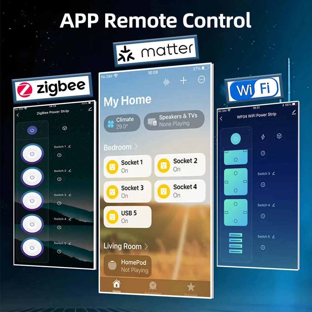 BORUIDAPLS ZigBee Matter WiFi  - Smart Plug Matter Thread บทวิจารณ์และราคา