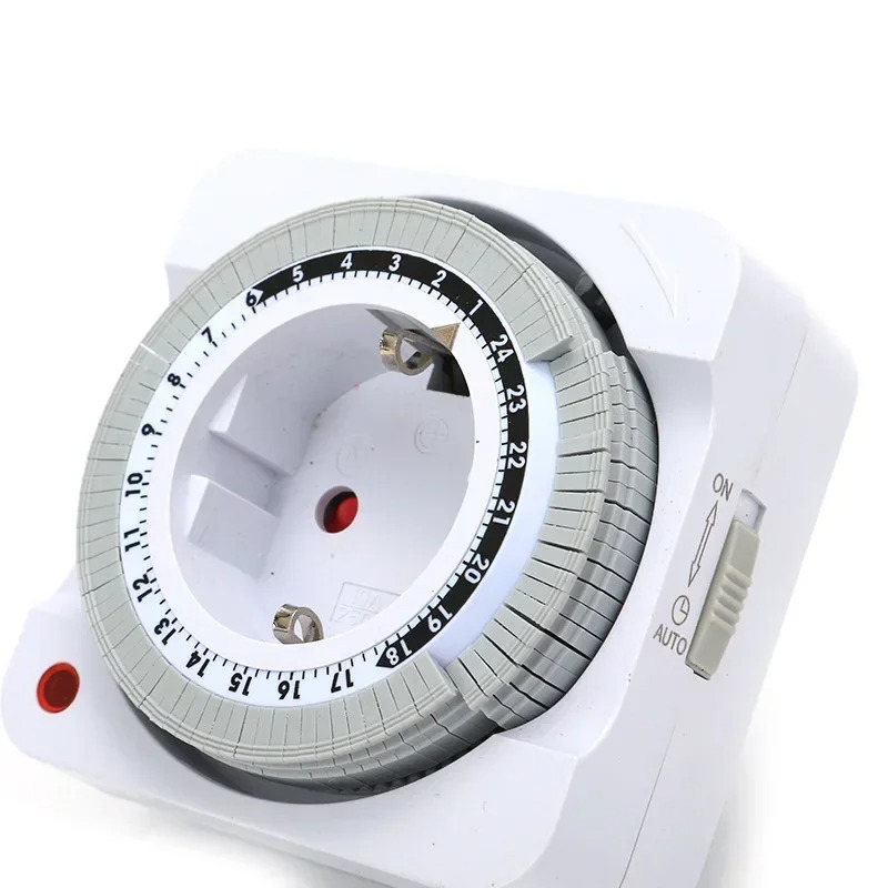 สวิตช์ตั้งเวลาแบบกลไก 24 ชั่วโ - Smart Socket With Timer Countdown บทวิจารณ์และราคา