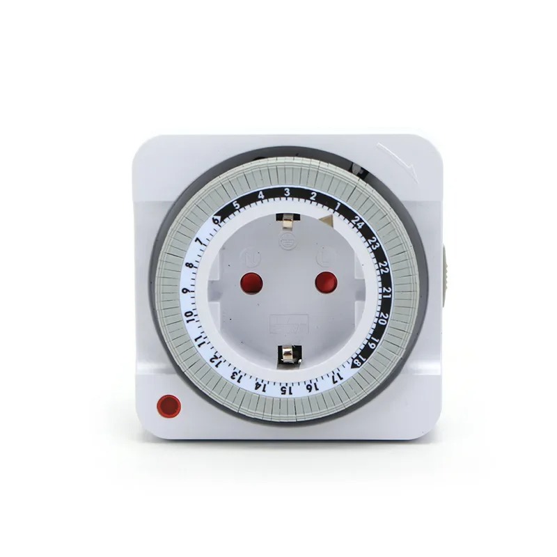 สวิตช์ตั้งเวลาแบบกลไก 24 ชั่วโ - Smart Socket With Timer Countdown บทวิจารณ์และราคา