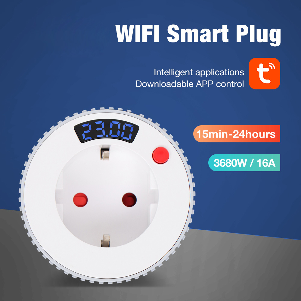 ปลั๊กไฟอัจฉริยะ WiFi พร้อมตัวต - Smart Socket With Timer Countdown บทวิจารณ์และราคา