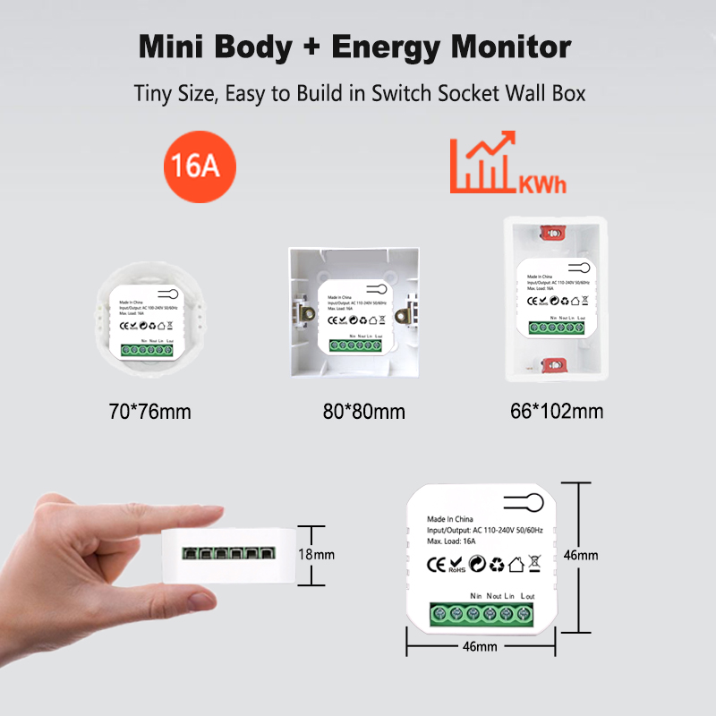 Tuya Smart ZigBee มิเตอร์ไฟฟ้า - Smart Plug Zigbee 16A บทวิจารณ์และราคา