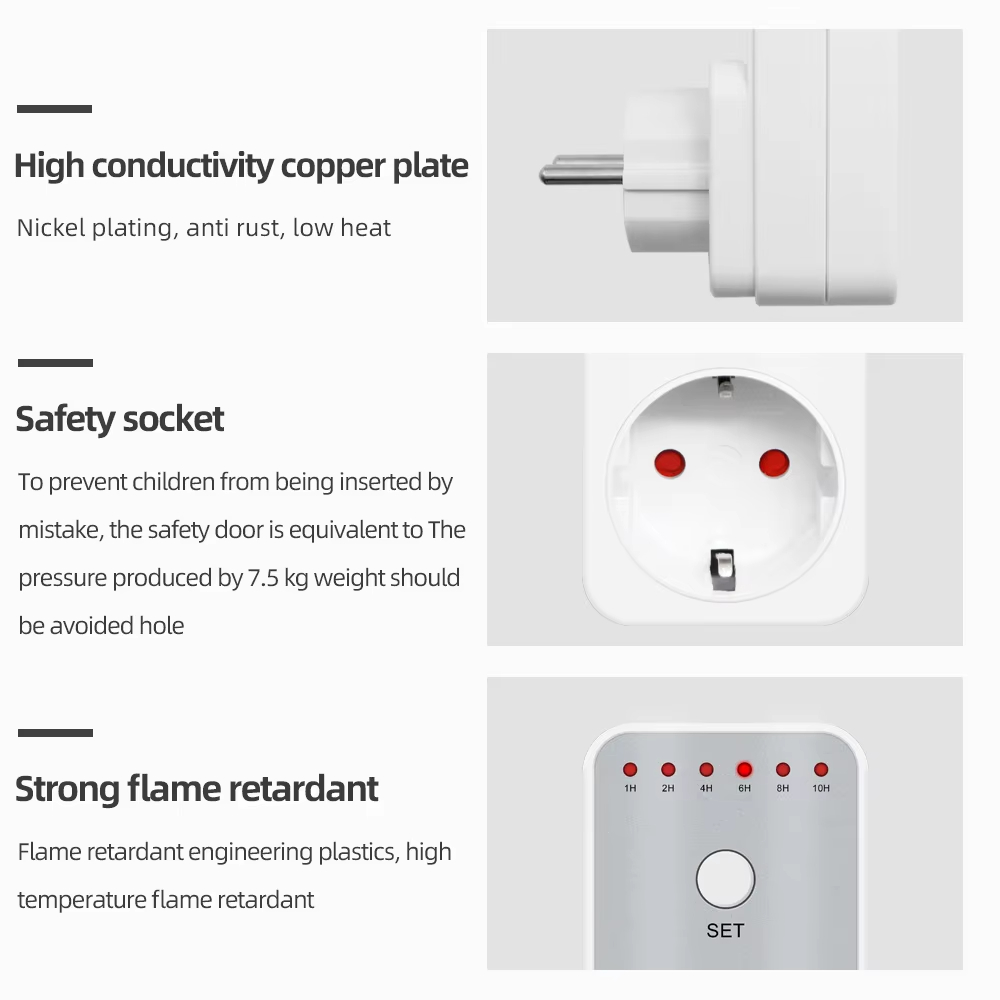สวิตช์ตั้งเวลาถอยหลัง TM04 1 ช - Smart Socket With Timer Countdown บทวิจารณ์และราคา