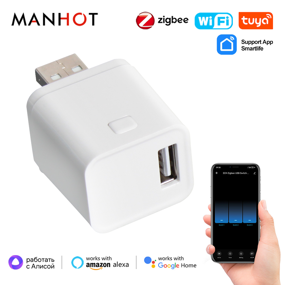 Tuya WiFi/Zigbee สมาร์ทอะแดปเต - Smart Plug Mini Alexa Google บทวิจารณ์และราคา