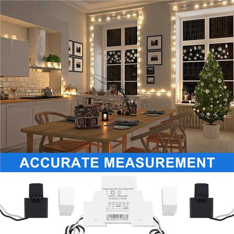 【NOW SAVE】5X 2Phase 3Wires 110 - Energy Meter Din Rail Wifi บทวิจารณ์และราคา