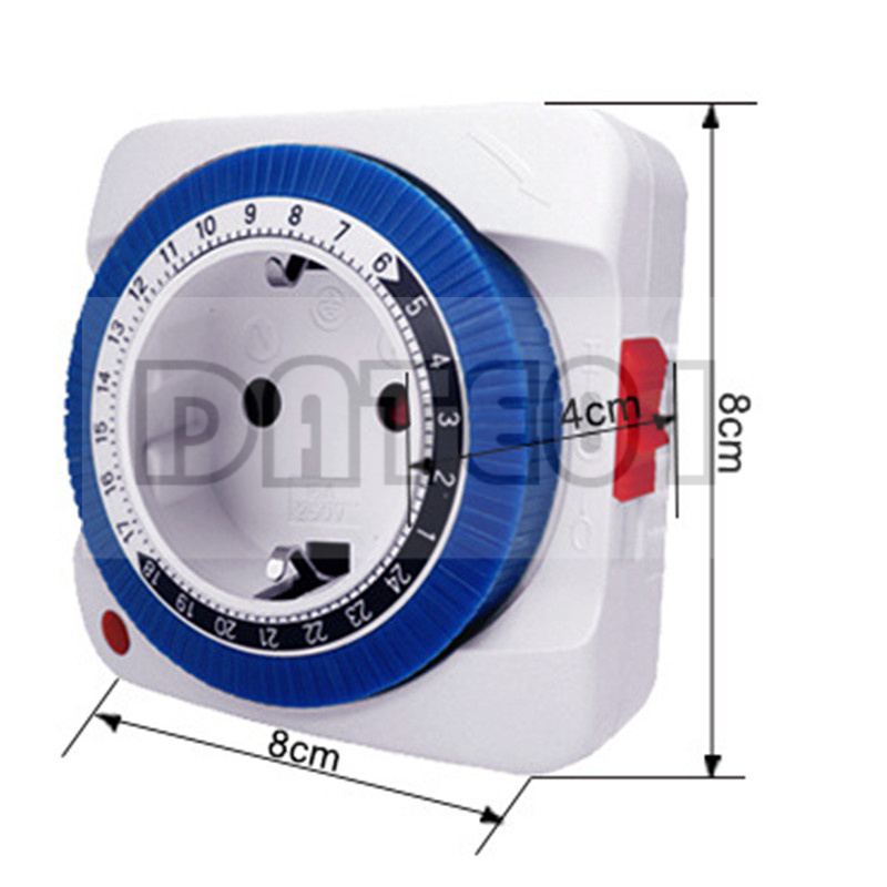 EU Plug In Mechanical Grounded - Smart Socket With Timer Countdown บทวิจารณ์และราคา
