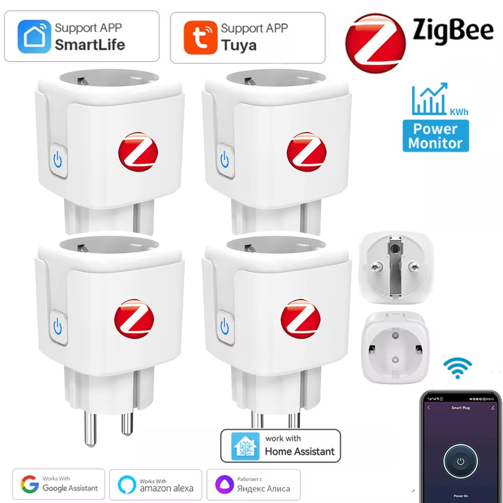 ปลั๊กอัจฉริยะ Tuya ZigBee 3.0  - Smart Socket 16A Tuya App บทวิจารณ์และราคา