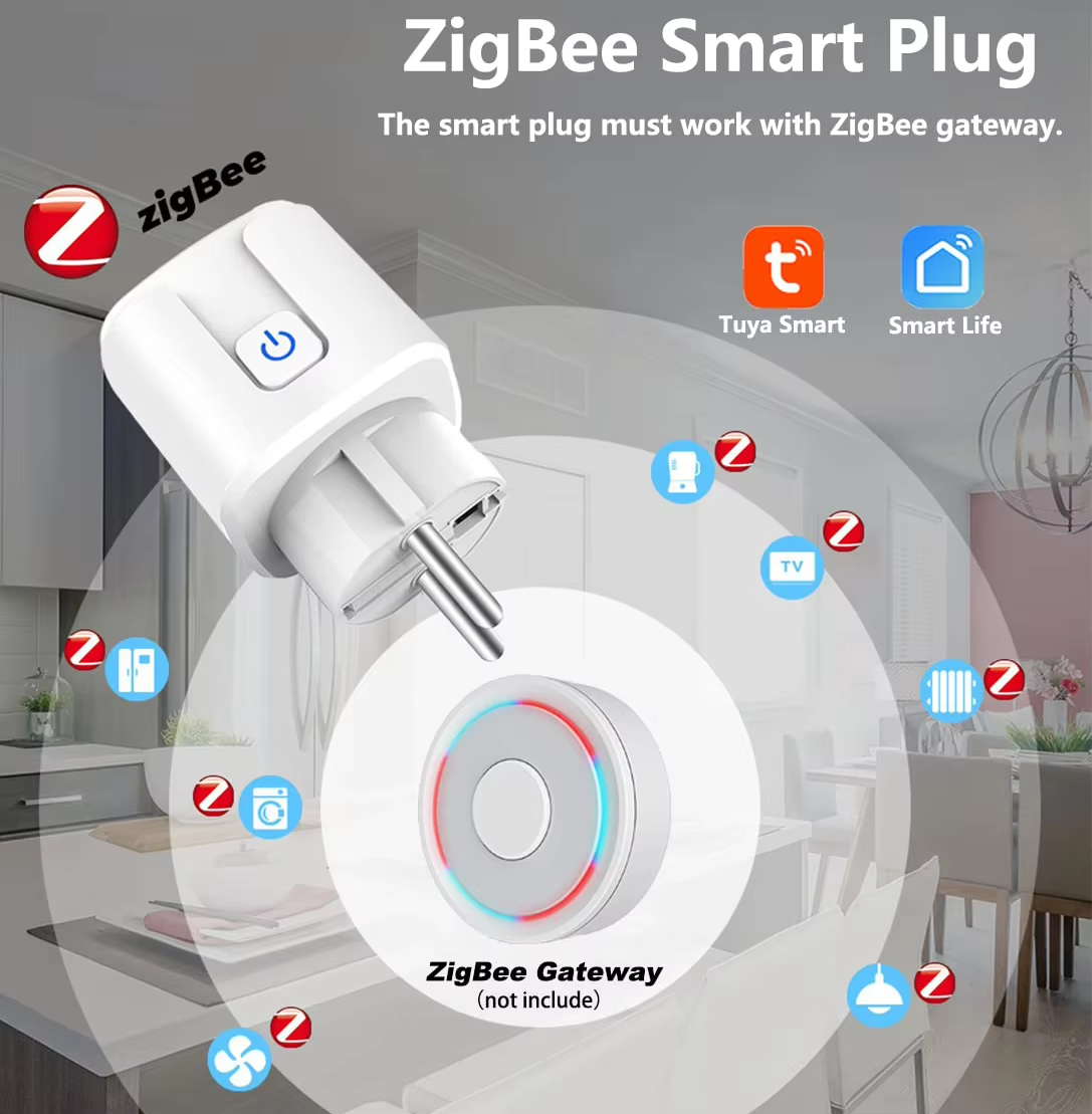 ปลั๊กอัจฉริยะ Tuya ZigBee 3.0  - Smart Socket 16A Tuya App บทวิจารณ์และราคา