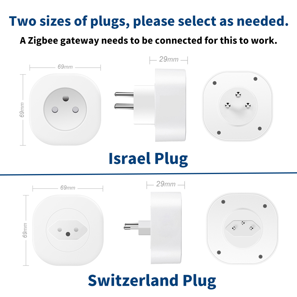 BORUIDAPLS สวิตเซอร์แลนด์ อิสร - Smart Plug Zigbee 16A บทวิจารณ์และราคา
