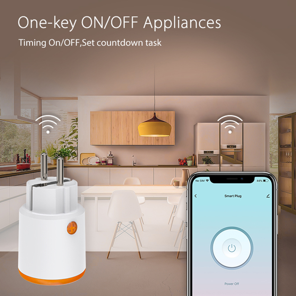 สมาร์ท Zigbee ปลั๊ก 3680W 16A  - Smart Plug Zigbee 16A บทวิจารณ์และราคา