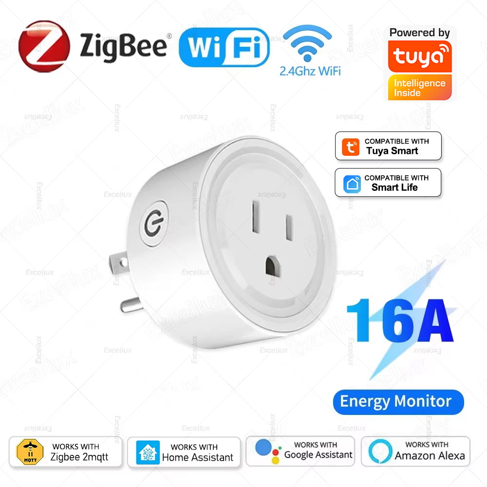 เต้ารับอัจฉริยะ Tuya WiFi หรือ - Smart Plug Zigbee 16A บทวิจารณ์และราคา