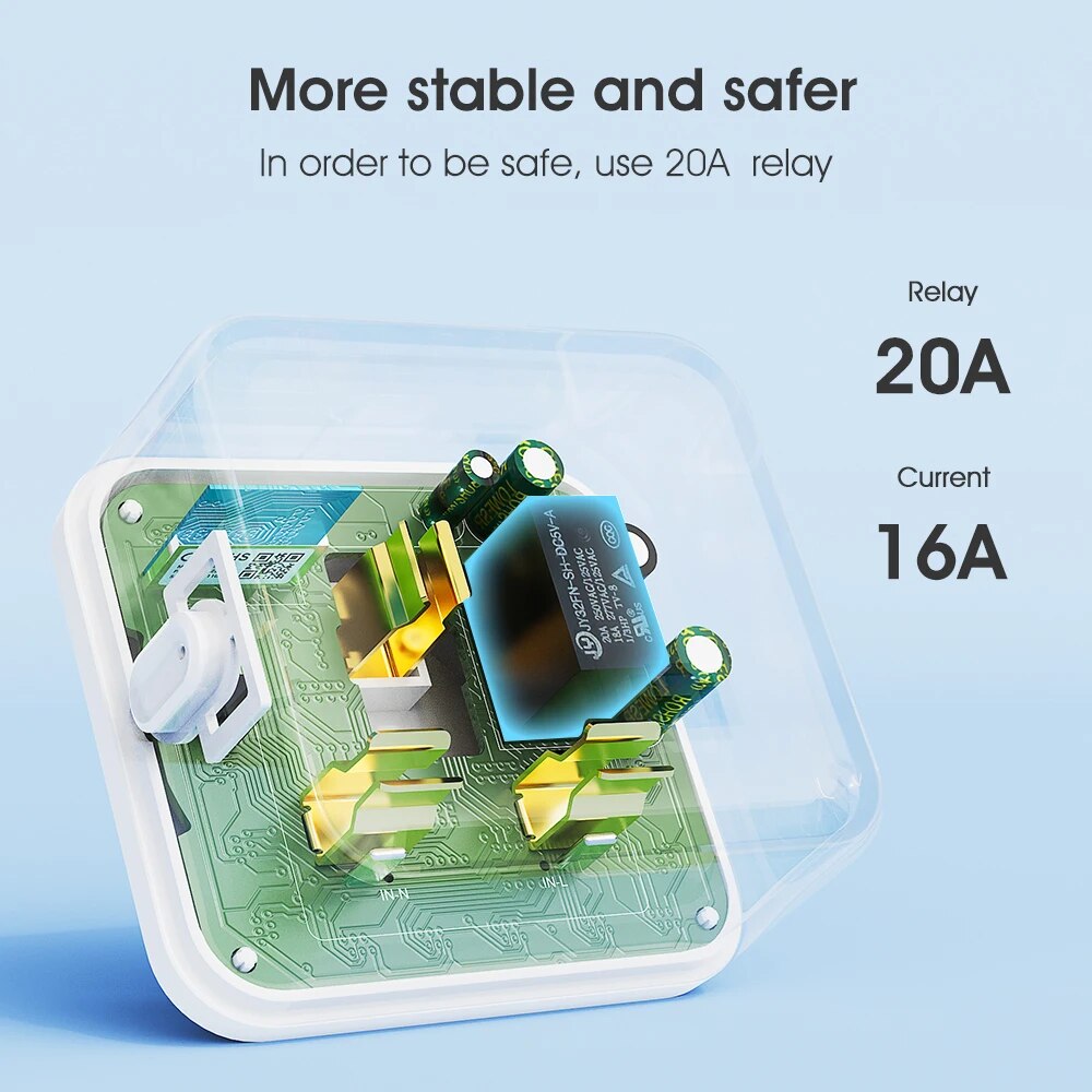 Tuya เต้ารับปลั๊กไวไฟไร้สายสำห - Smart Plug Energy Monitoring Wifi บทวิจารณ์และราคา