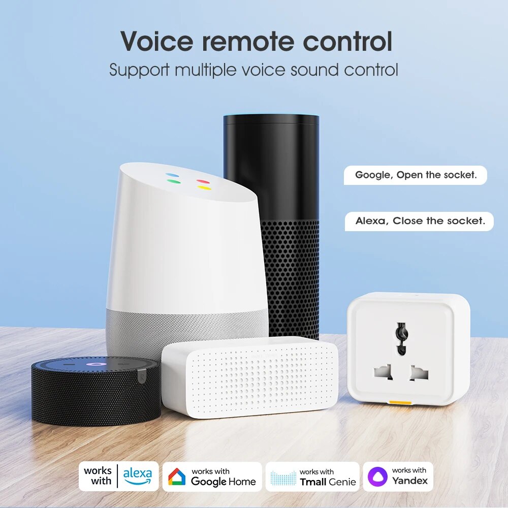 Tuya เต้ารับปลั๊กไวไฟไร้สายสำห - Smart Plug Energy Monitoring Wifi บทวิจารณ์และราคา