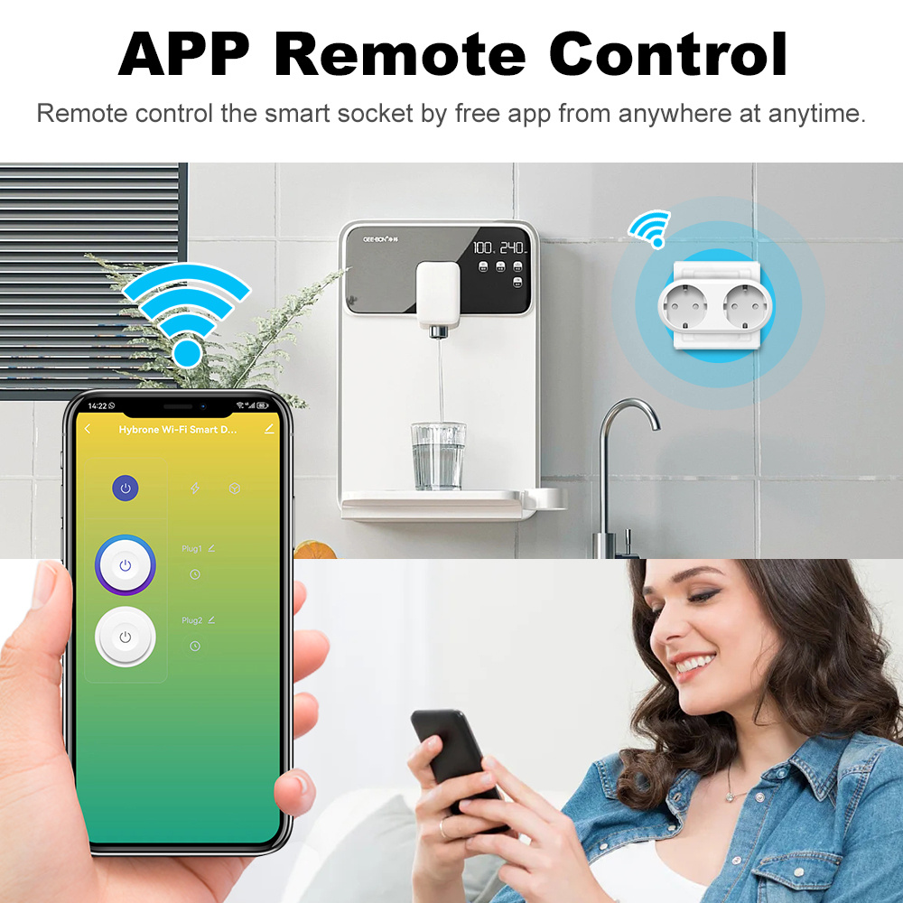 แมนฮอต ปลั๊กไฟอัจฉริยะ WIFI 2i - Smart Socket 16A Tuya App บทวิจารณ์และราคา
