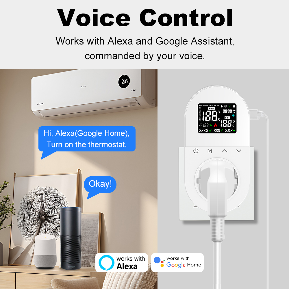 MANHOT ปลั๊กอัจฉริยะ WiFi 16A  - Smart Socket 16A Tuya App บทวิจารณ์และราคา