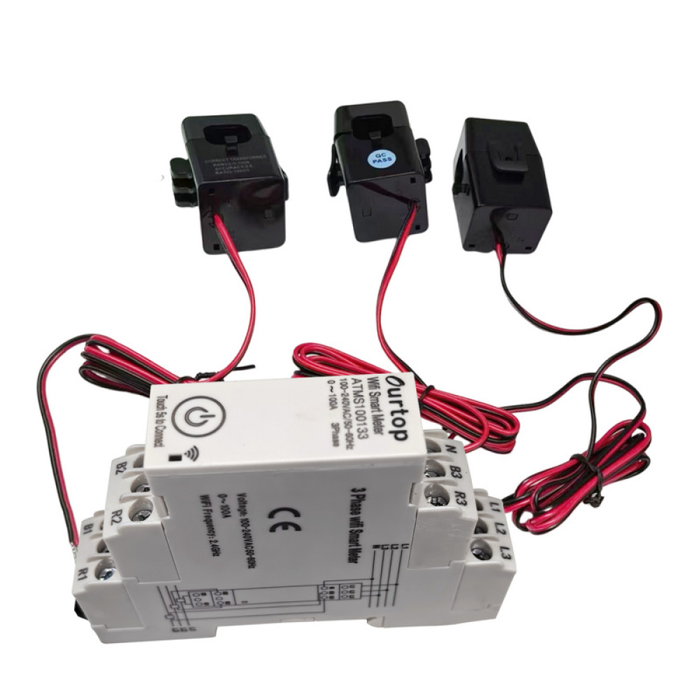 มิเตอร์วัดไฟฟ้าอัจฉริยะแบบสามเ - Energy Meter Din Rail Wifi บทวิจารณ์และราคา