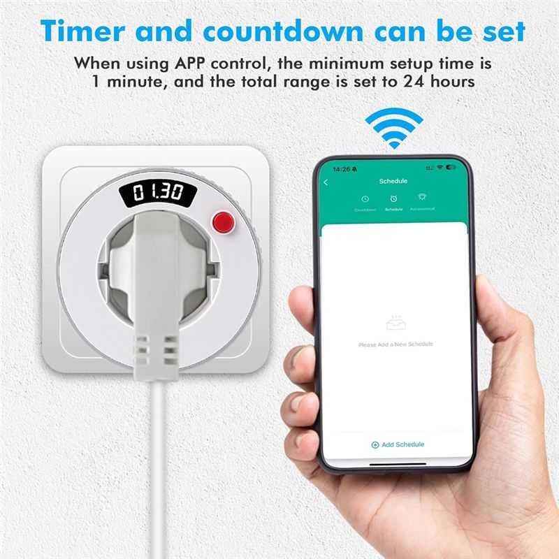 A01F-ปลั๊กอัจฉริยะ Wifi 16A ปล - Smart Plug Surge Protector บทวิจารณ์และราคา
