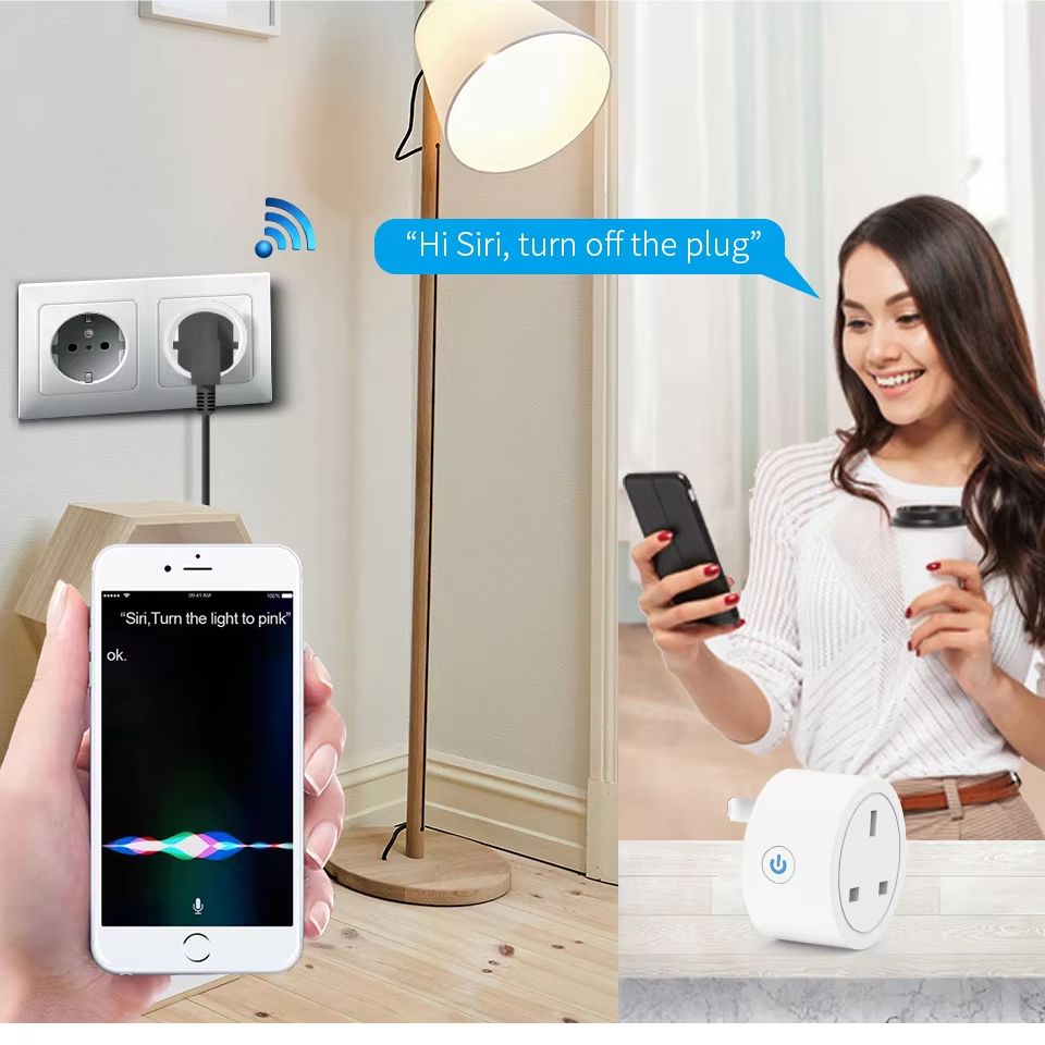 ปลั๊กไฟอัจฉริยะ Wifi UK ขนาดเล - Smart Plug Mini Alexa Google บทวิจารณ์และราคา