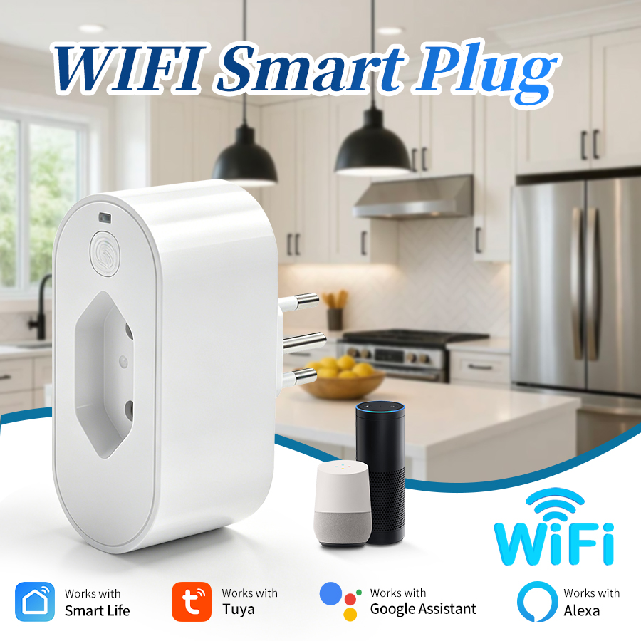 ปลั๊กอัจฉริยะมาตรฐานบราซิล Tuy - Smart Socket 16A Tuya App บทวิจารณ์และราคา