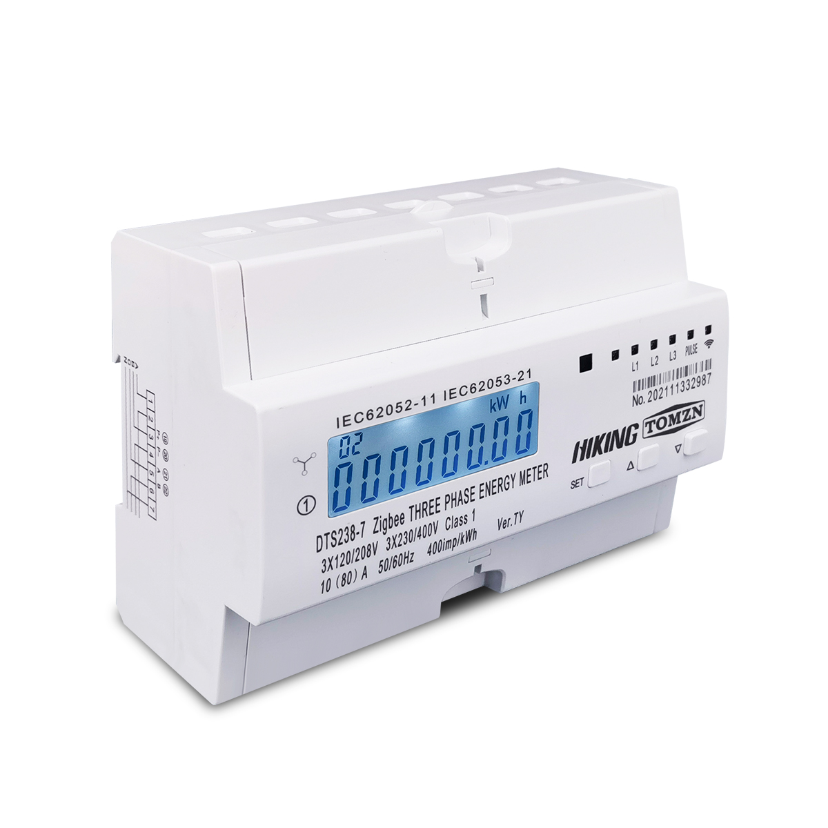 TOMZN 80A เกตเวย์ Zigbee 3 เฟส - Energy Meter Din Rail Wifi บทวิจารณ์และราคา