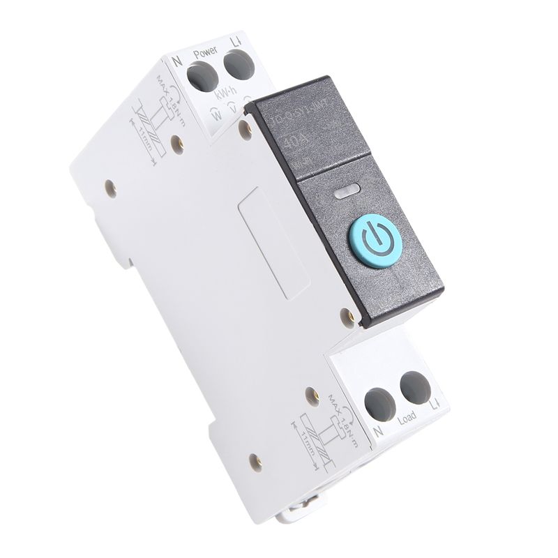 L68A 40A Tuya มิเตอร์วัดพลังงา - Energy Meter Din Rail Wifi บทวิจารณ์และราคา