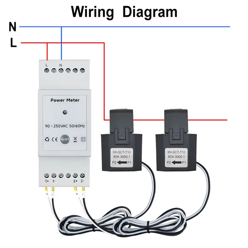 ABRN-Tuya Smart Wifi Energy Me - Energy Meter Din Rail Wifi บทวิจารณ์และราคา