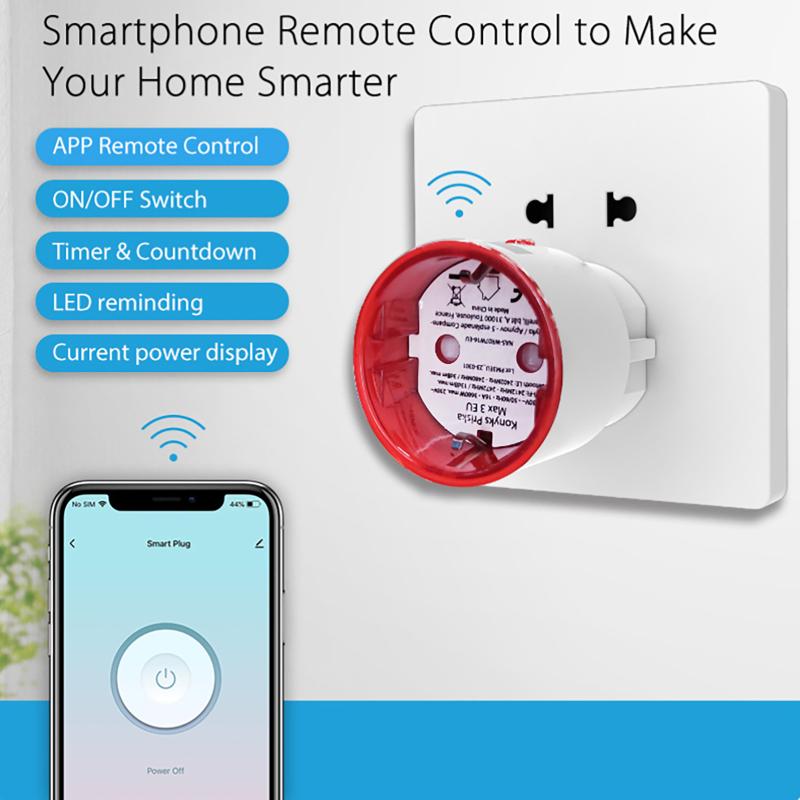 ปลั๊กไฟอัจฉริยะ Tuya WIFI 16A  - Smart Plug Zigbee 16A บทวิจารณ์และราคา