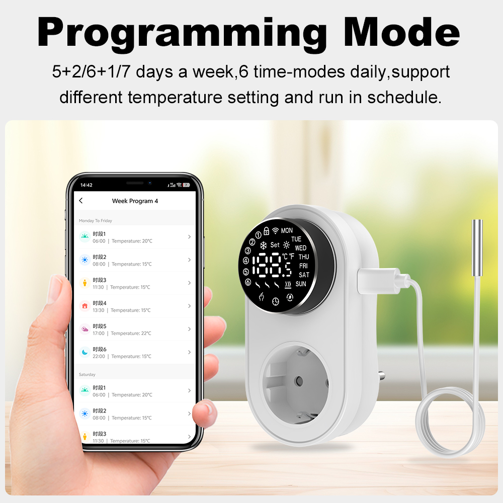 ปลั๊กอัจฉริยะ MANHOT พร้อมระบบ - Smart Socket 16A Tuya App บทวิจารณ์และราคา